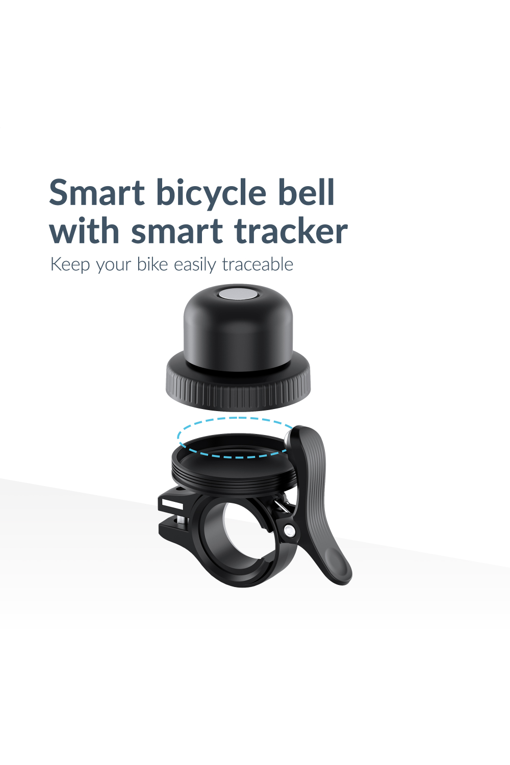 Beeep Betag Find My Tracker Black & Bicycle Bell - Afbeelding 2