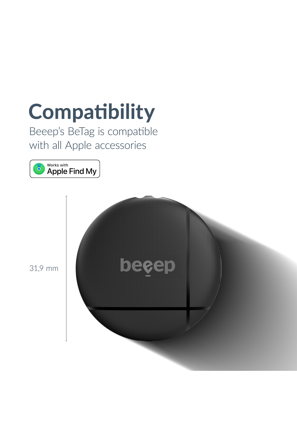 Beeep Betag Find My Tracker Black & Taillight Reflector - Afbeelding 8