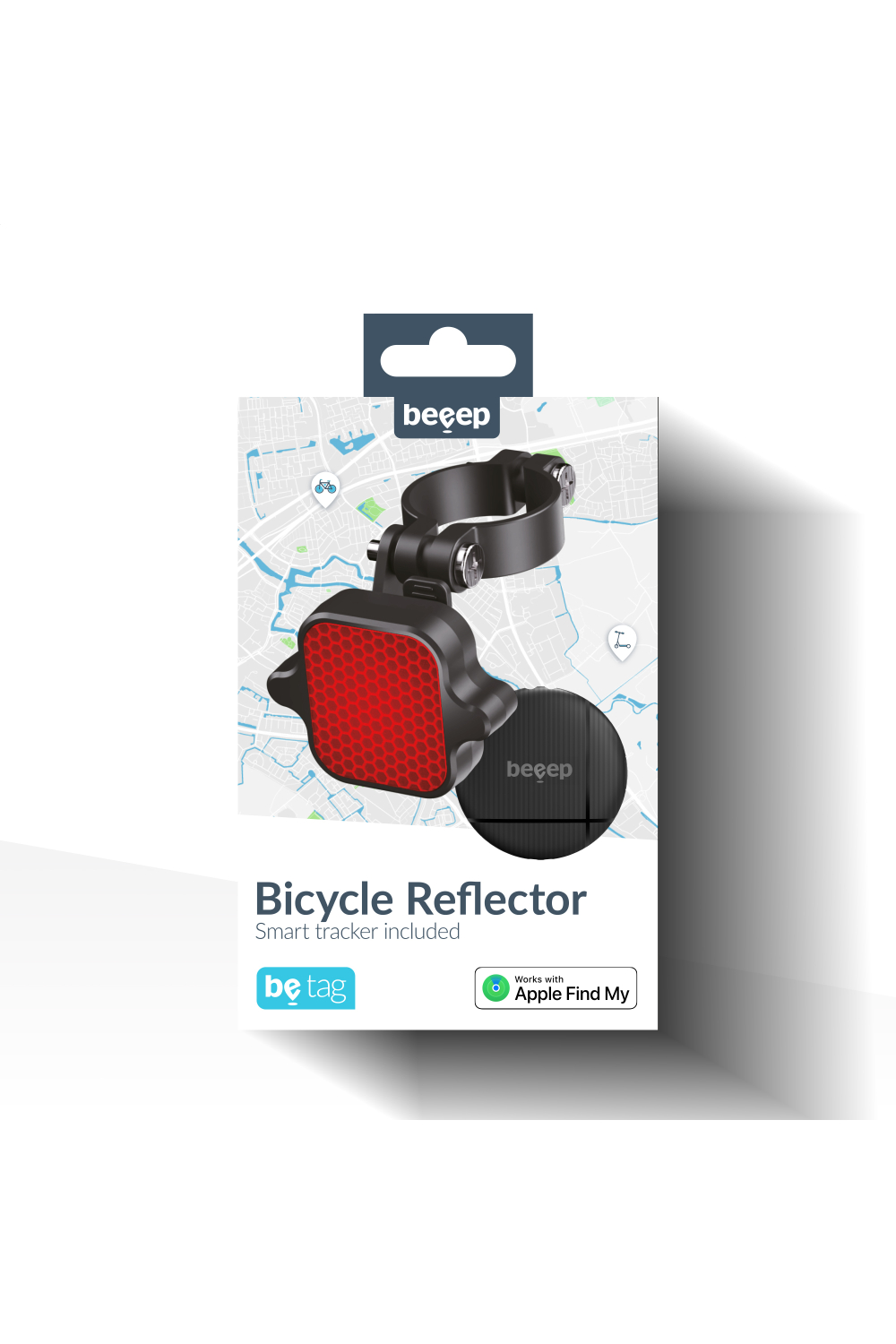 Beeep Betag Find My Tracker Black & Taillight Reflector - Afbeelding 9