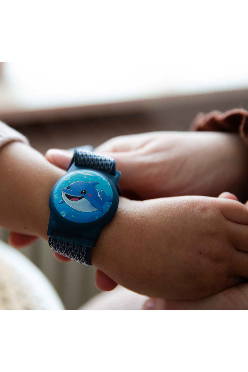Beeep Onetag Apple Find My & Android Tracker - Kids Wristband Velcro Dolphin - Afbeelding 9
