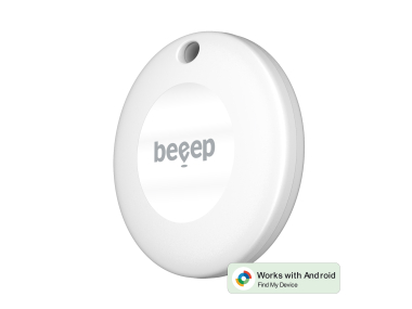 Beeep Betag Android Tracker White & Keychain White - 1 Pack