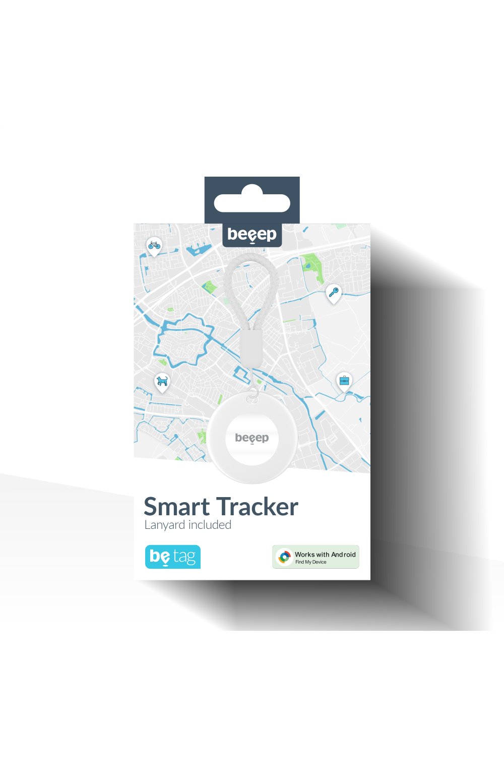 Beeep Betag Android Tracker White & Keychain White - 1 Pack - Afbeelding 10