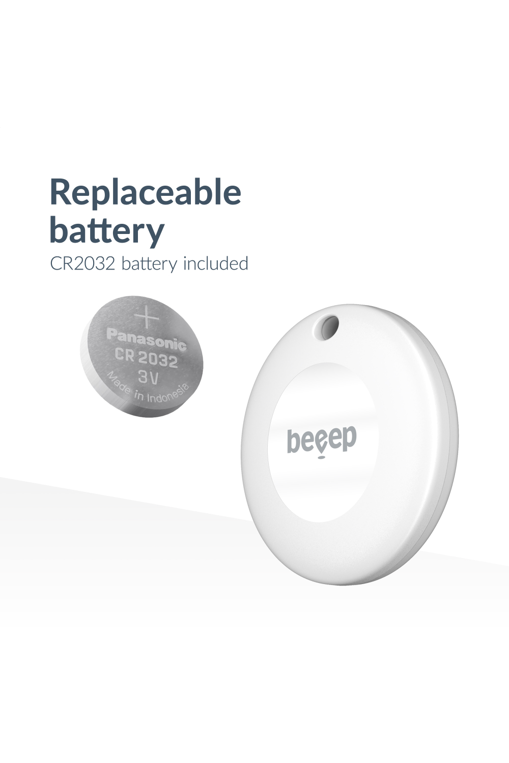 Beeep Betag Android Tracker White & Keychain White - 1 Pack - Afbeelding 8