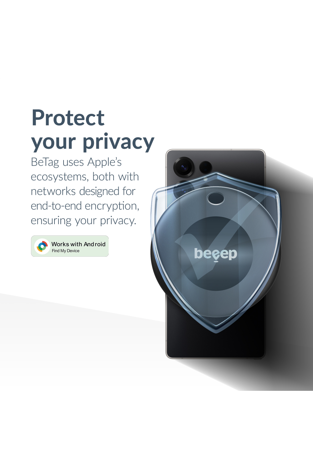 Beeep Betag Android Tracker Black & Keychain Black - 3 Pack - Afbeelding 7