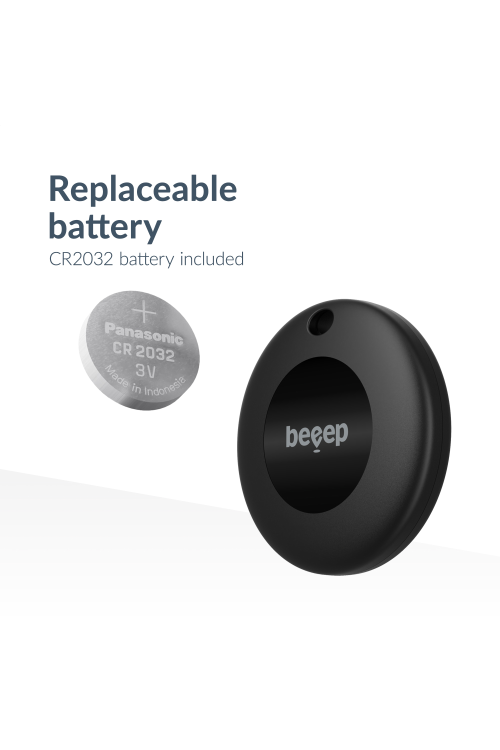 Beeep Betag Android Tracker Black & Keychain Black - 3 Pack - Afbeelding 8