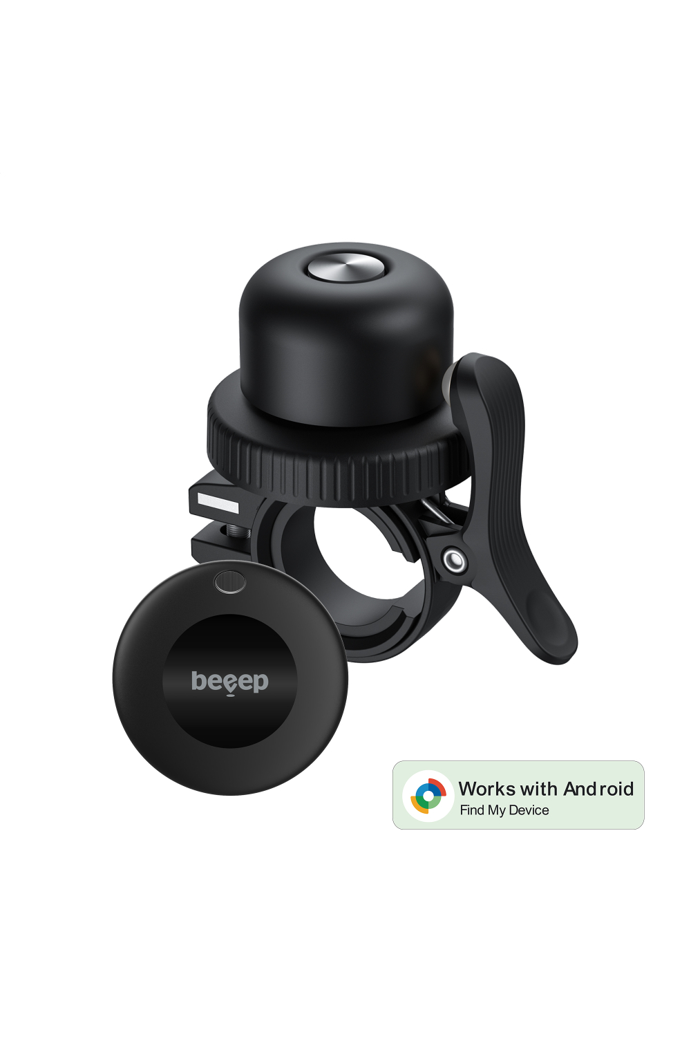 Beeep Betag Android Tracker Black & Bicycle Bell