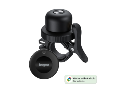 Beeep Betag Android Tracker Black & Bicycle Bell