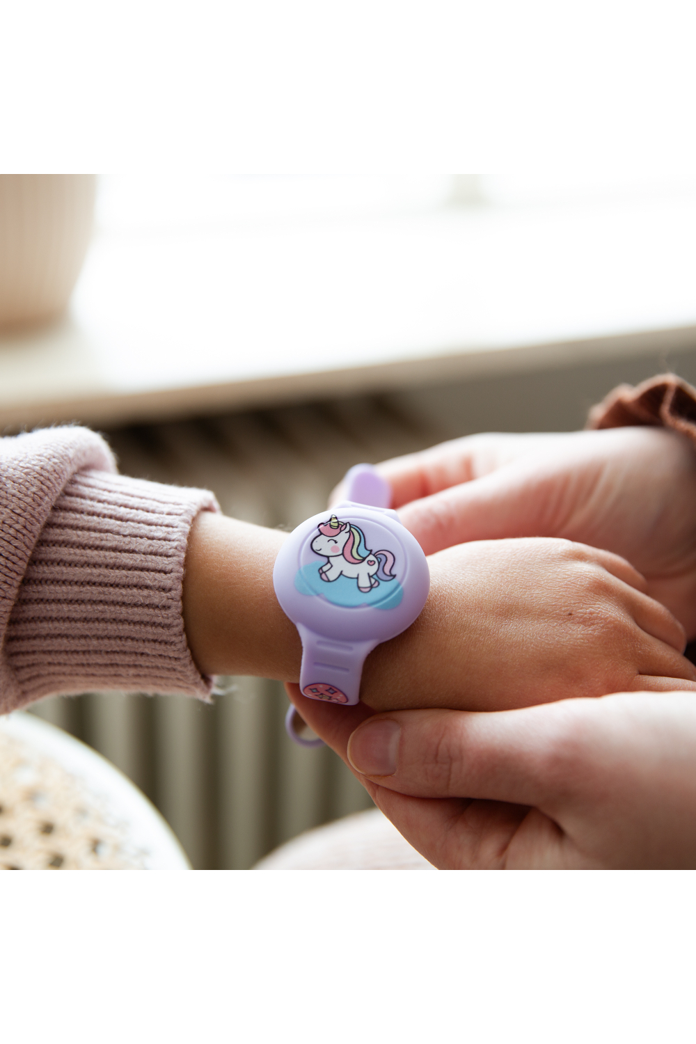Beeep Onetag Apple Find My & Android Tracker - Kids Wristband Silicon Unicorn - Afbeelding 9