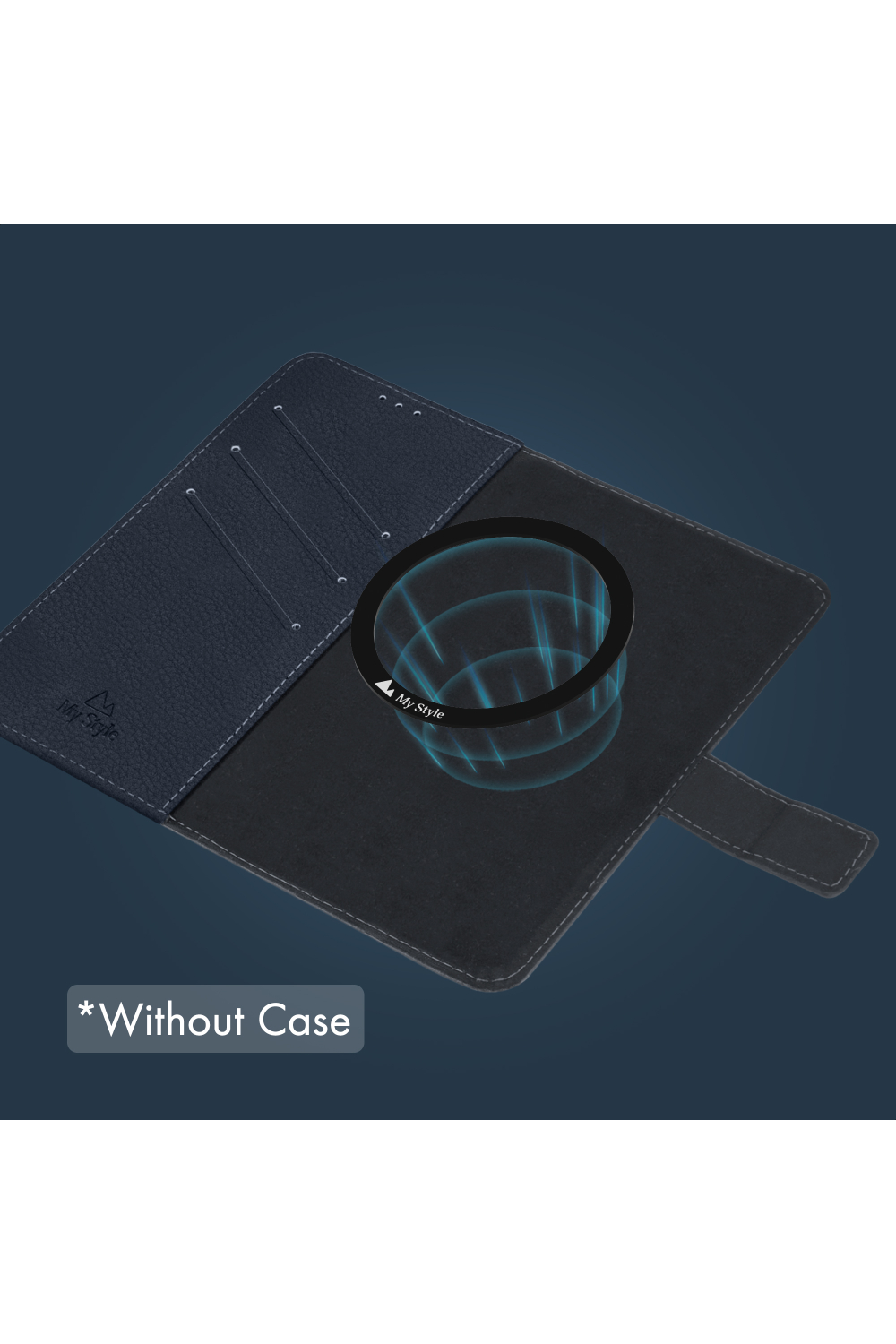 My Style Universal Magsafe Compatible Wallet - Midnight Blue 4.7" (Without Case)