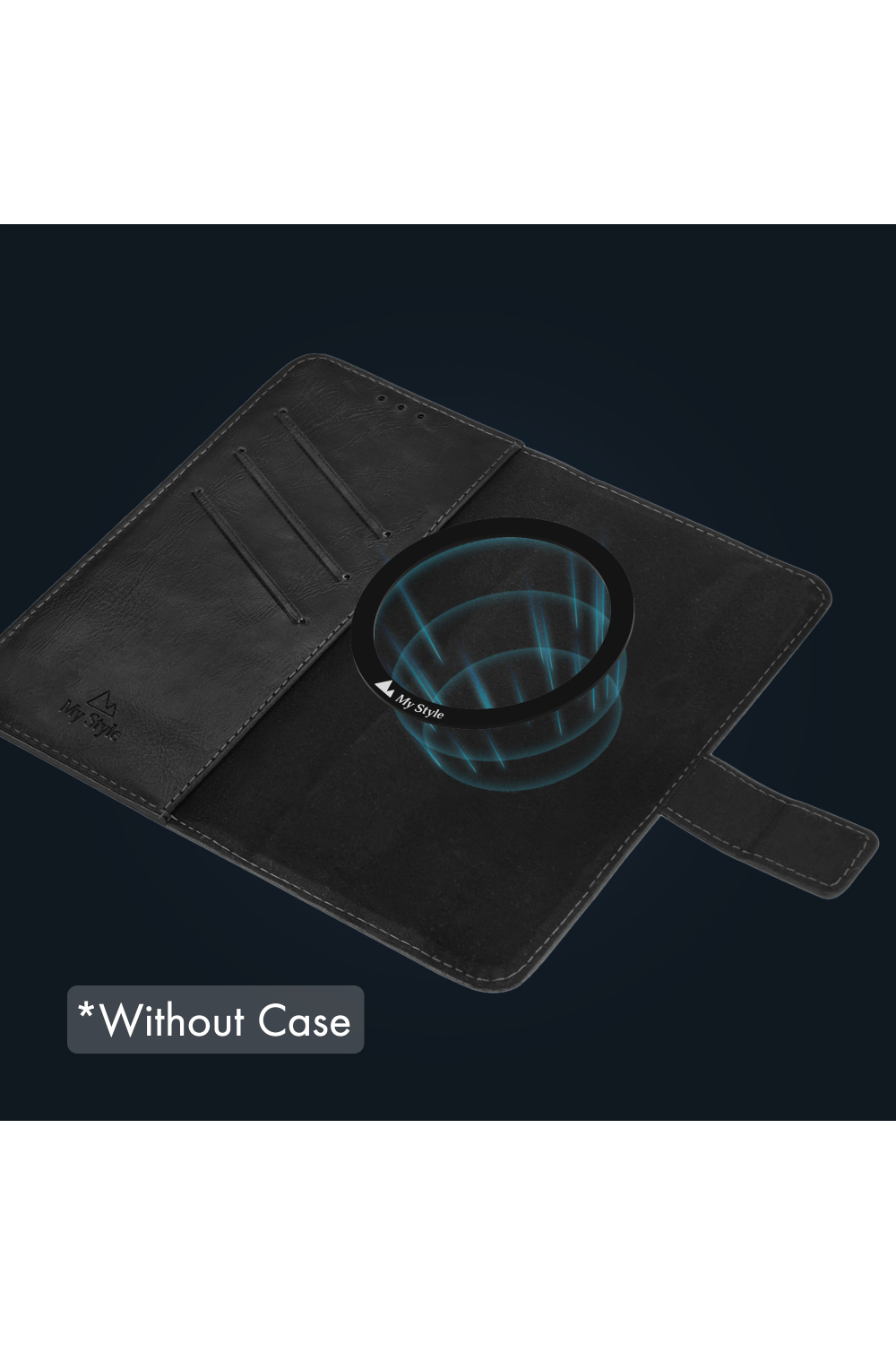 My Style Universal Magsafe Compatible Wallet - Black 6.8" (Without Case)