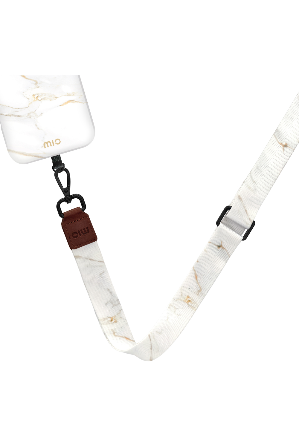Mio By Mobilize Mio Lanyard White Marble