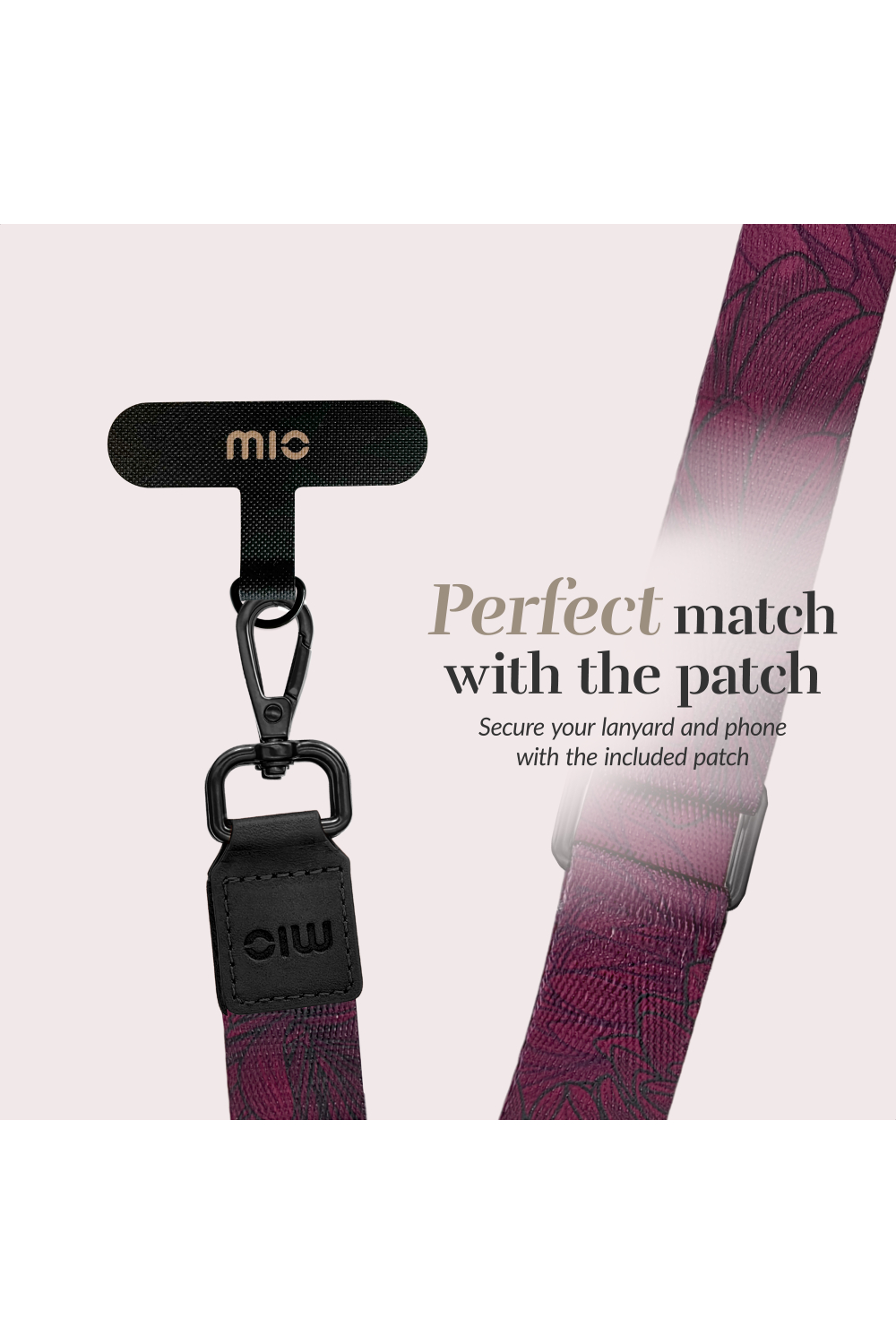 Mio By Mobilize Mio Lanyard Berry Blooms - Afbeelding 5