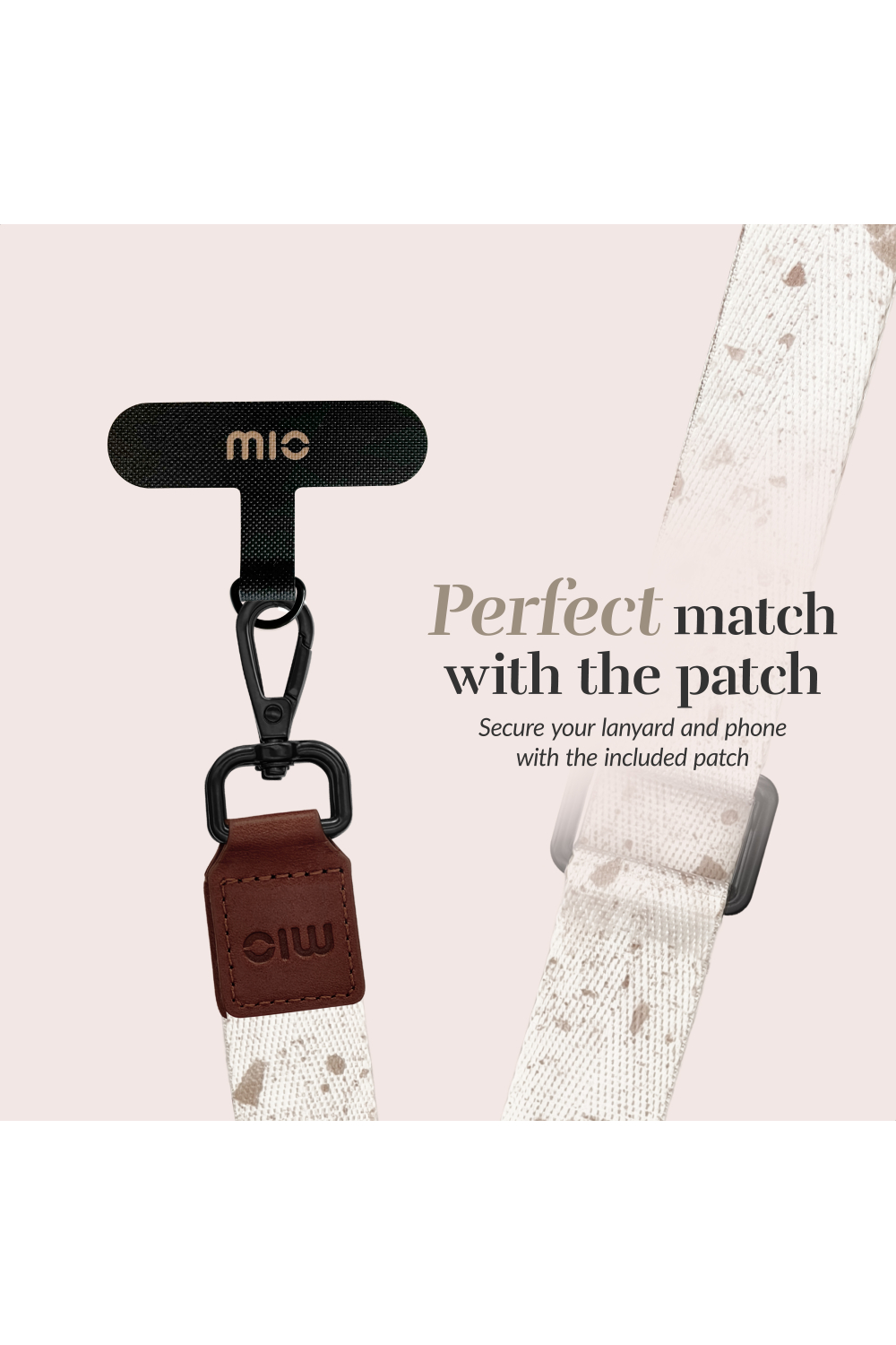 Mio By Mobilize Mio Lanyard Soft Terrazzo - Afbeelding 5