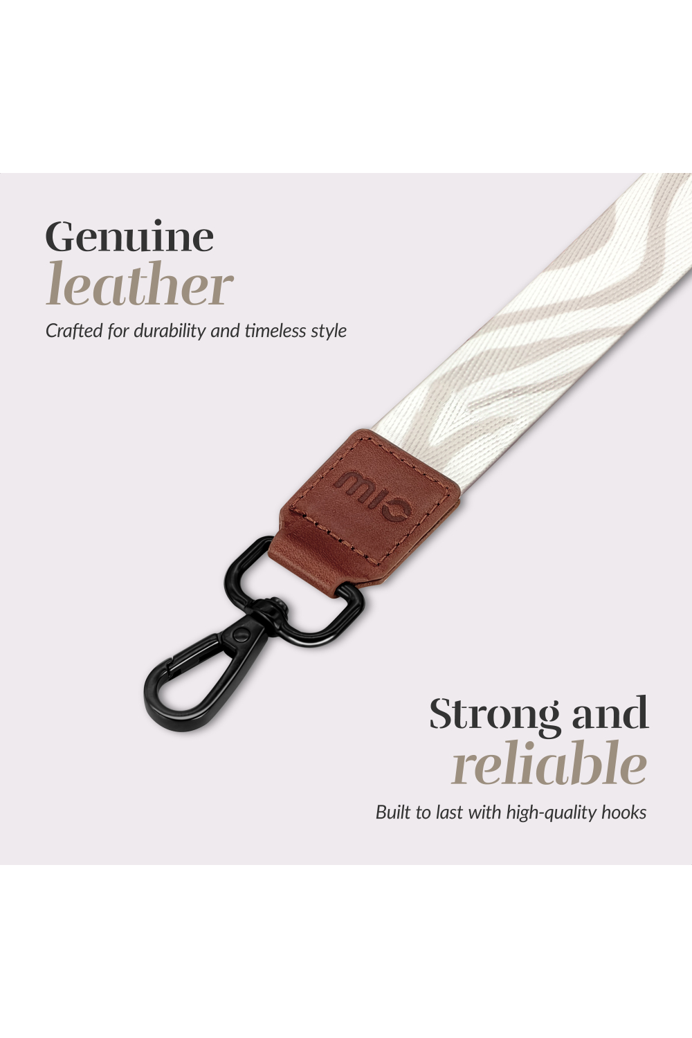 Mio By Mobilize Mio Lanyard Sandy Zebra - Afbeelding 3