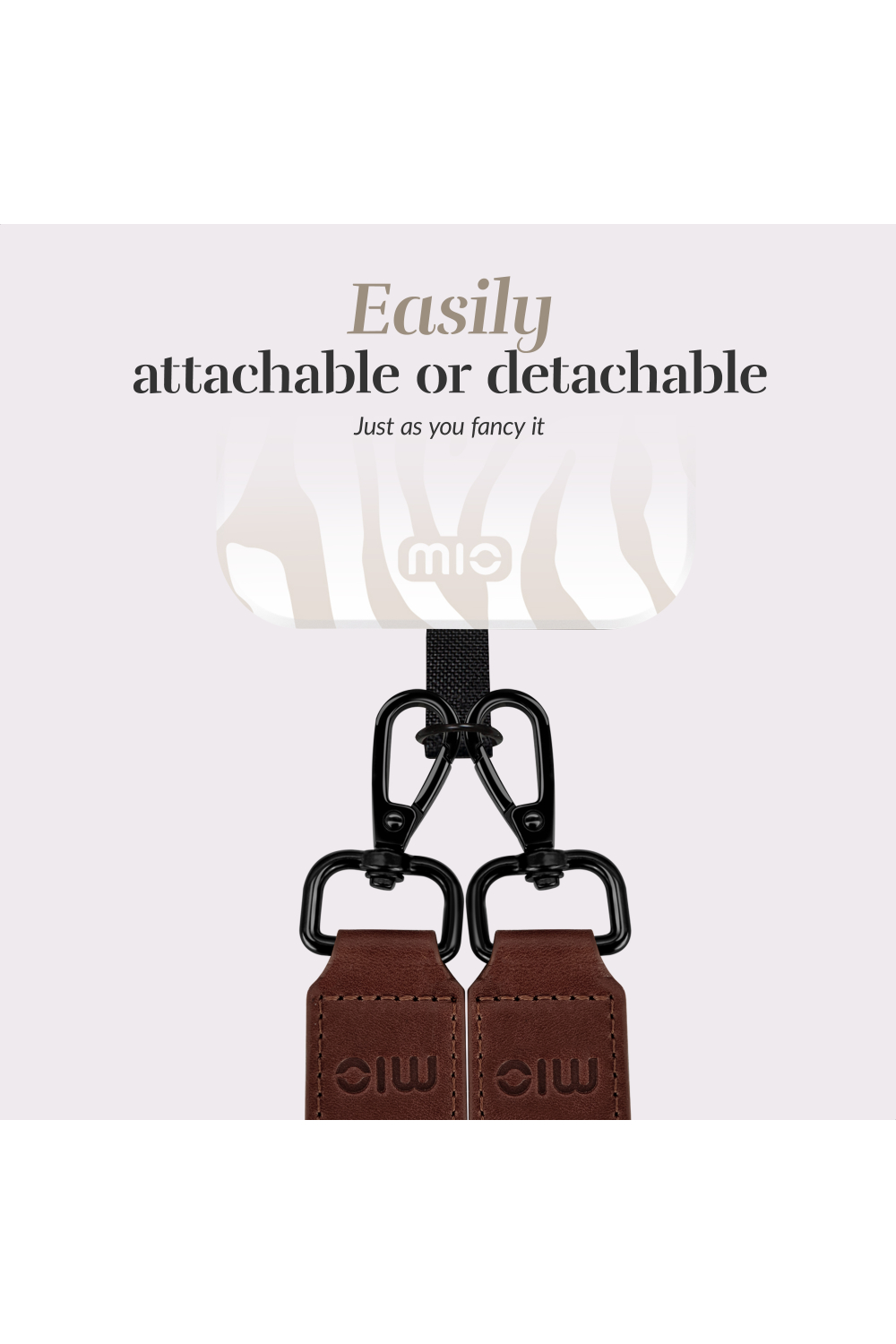 Mio By Mobilize Mio Lanyard Sandy Zebra - Afbeelding 4
