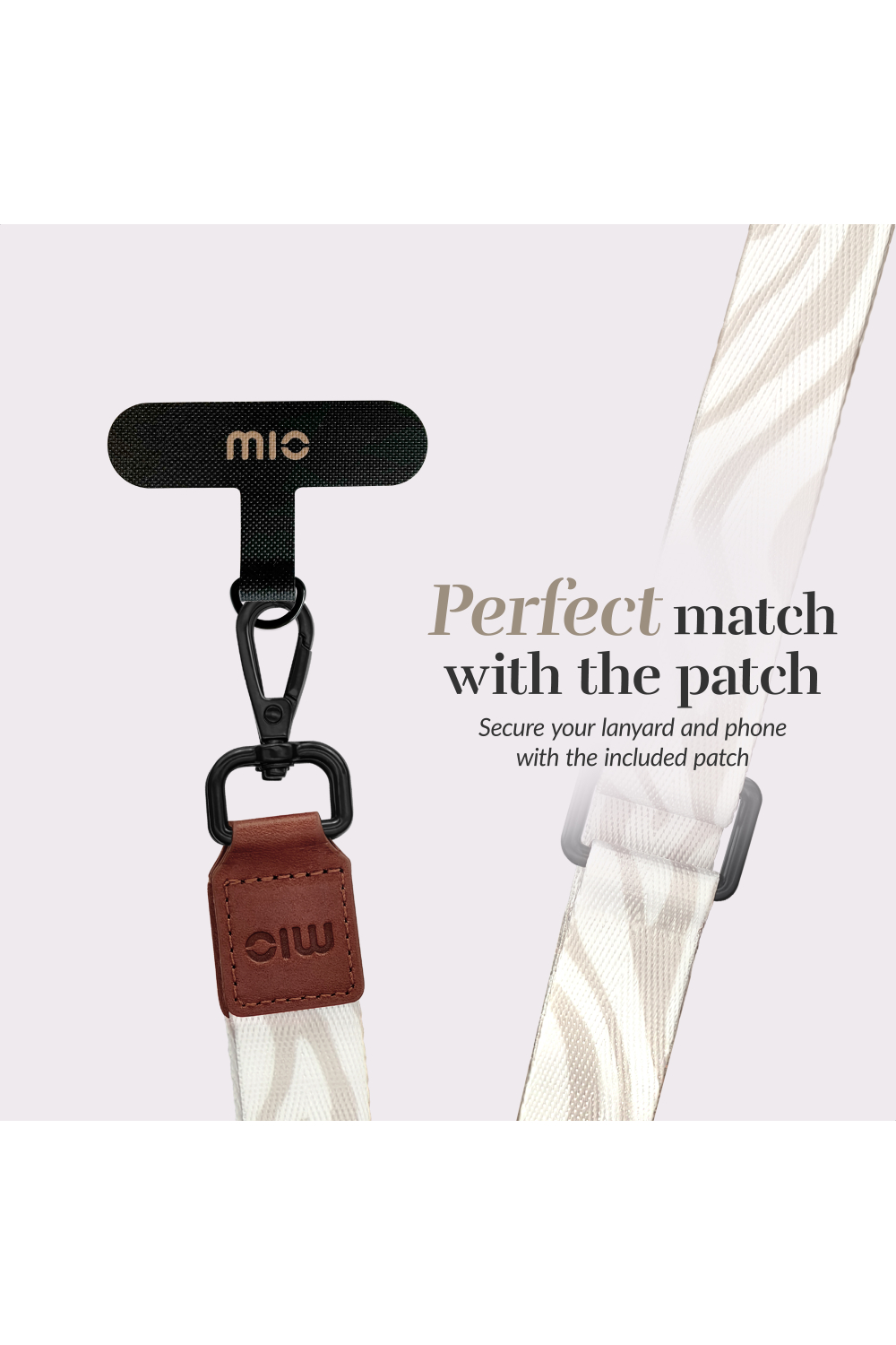 Mio By Mobilize Mio Lanyard Sandy Zebra - Afbeelding 5
