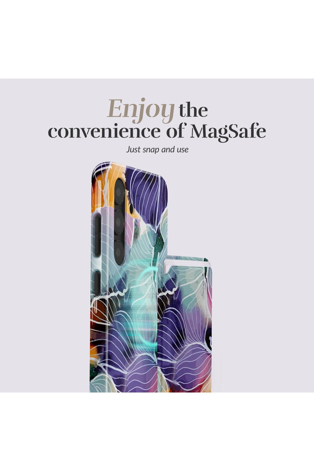 Mio By Mobilize Mio Flowers Magsafe Compatible Card Holder - Afbeelding 2