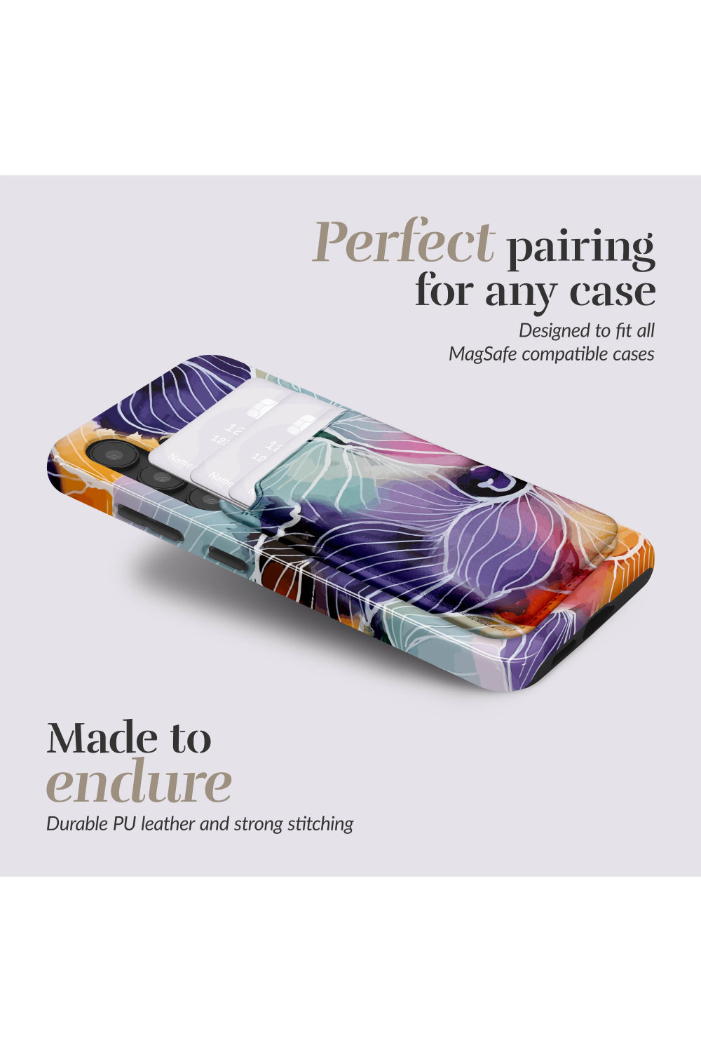 Mio By Mobilize Mio Flowers Magsafe Compatible Card Holder - Afbeelding 3
