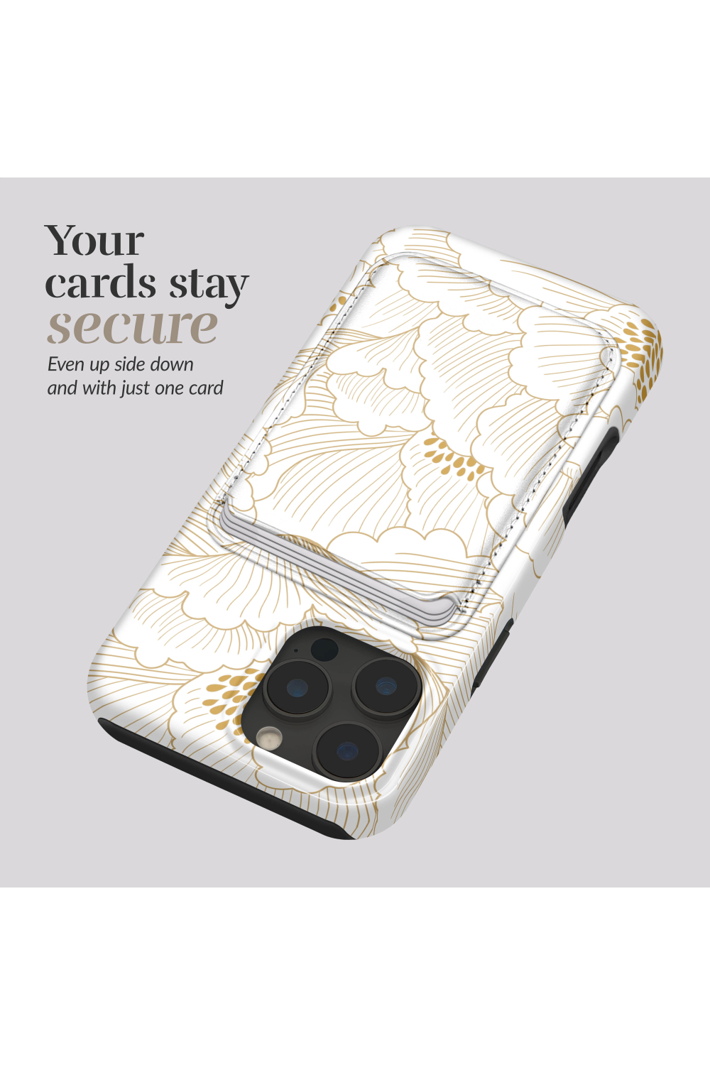 Mio By Mobilize Mio White Roses Magsafe Compatible Card Holder - Afbeelding 4