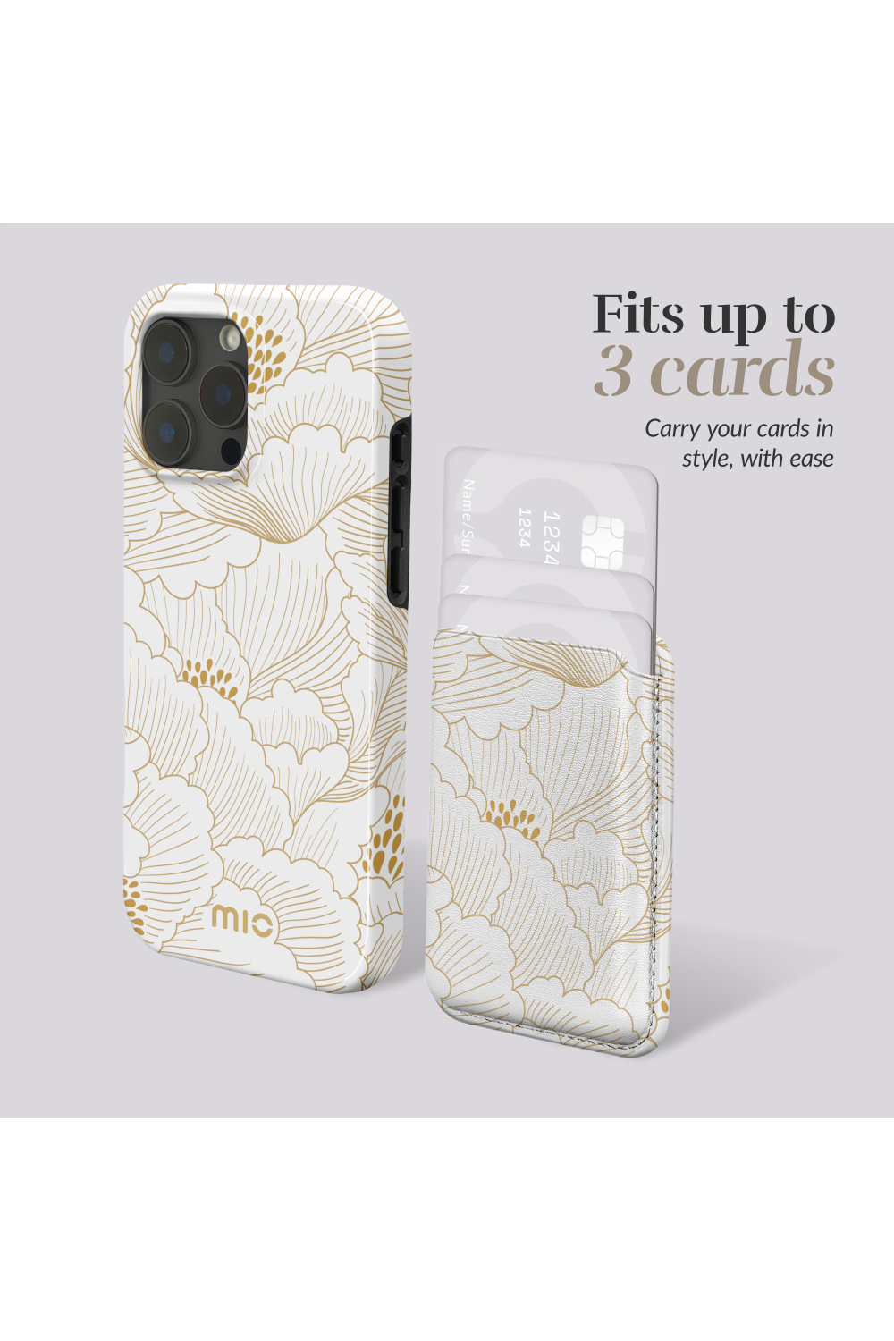 Mio By Mobilize Mio White Roses Magsafe Compatible Card Holder - Afbeelding 6