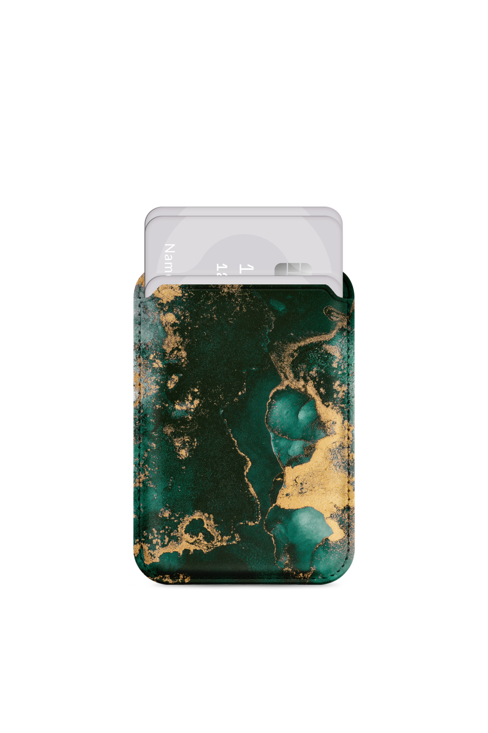 Mio By Mobilize Mio Green Marble Magsafe Compatible Card Holder