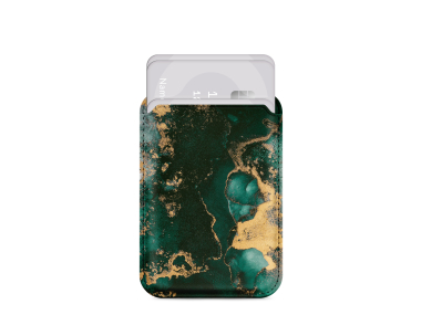Mio By Mobilize Mio Green Marble Magsafe Compatible Card Holder