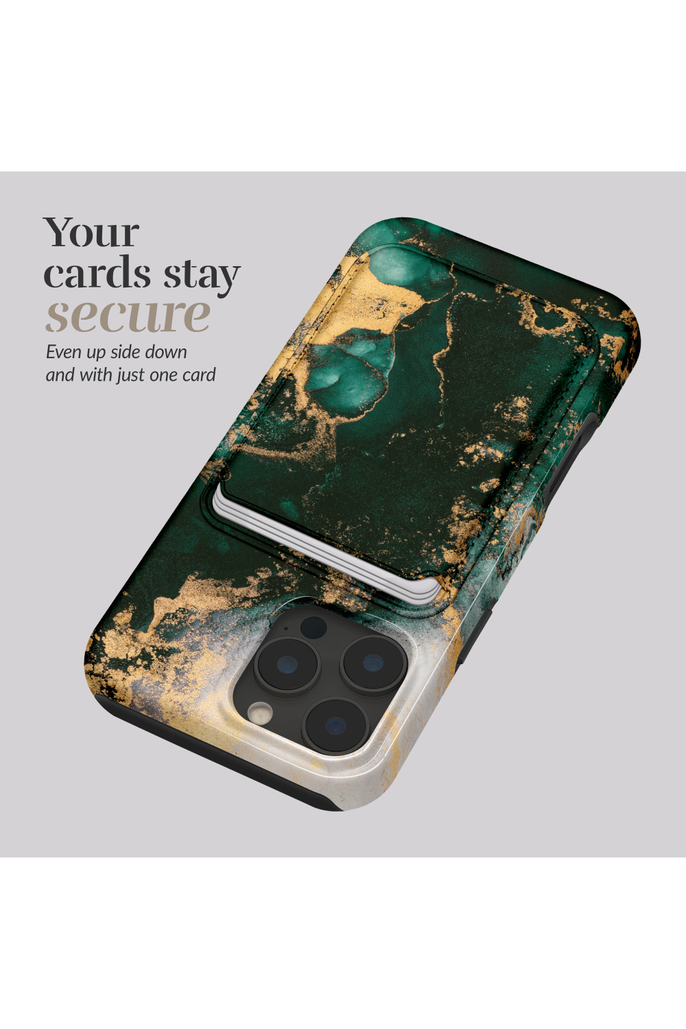 Mio By Mobilize Mio Green Marble Magsafe Compatible Card Holder - Afbeelding 4