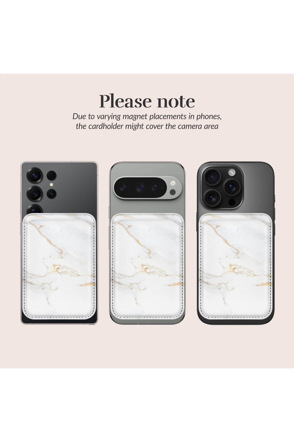 Mio By Mobilize Mio White Marble Magsafe Compatible Card Holder - Afbeelding 7