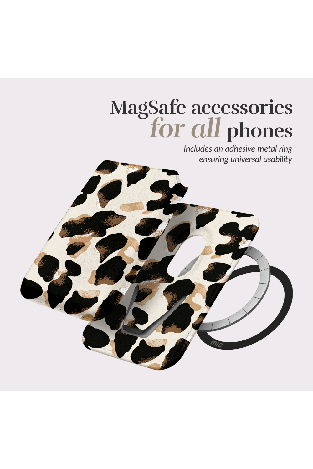 Mio By Mobilize Mio Leopard Magsafe Compatible Card Holder - Afbeelding 5