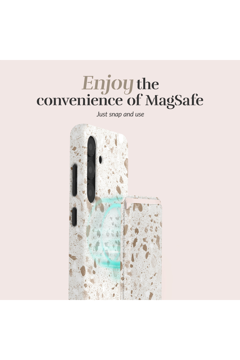 Mio By Mobilize Mio Soft Terrazzo Magsafe Compatible Card Holder - Afbeelding 2