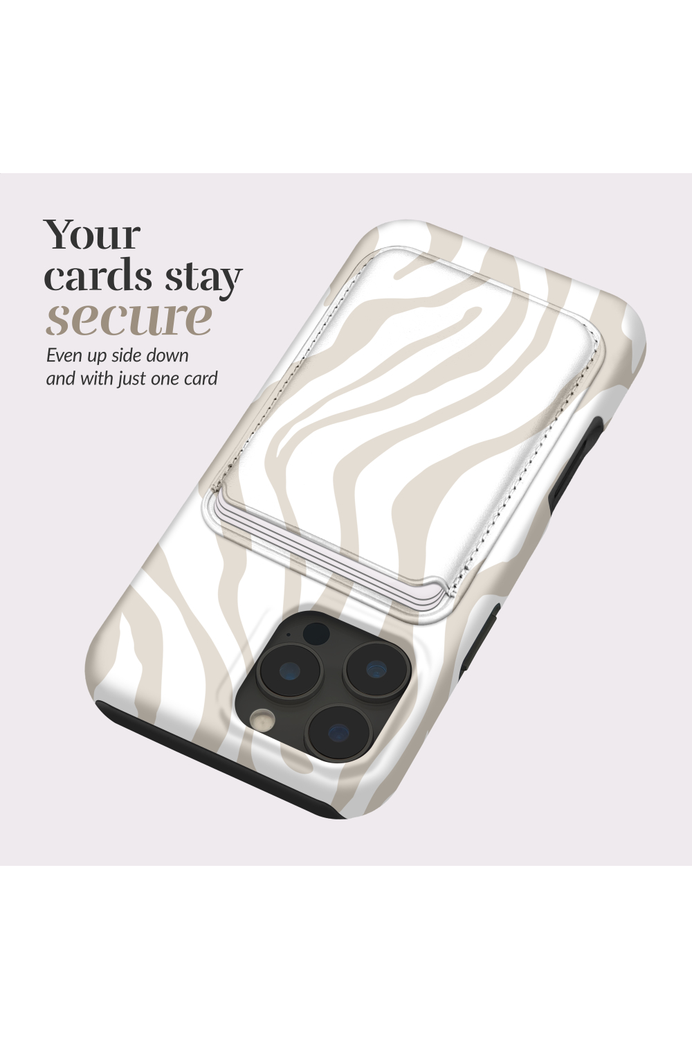 Mio By Mobilize Mio Sandy Zebra Magsafe Compatible Card Holder - Afbeelding 4