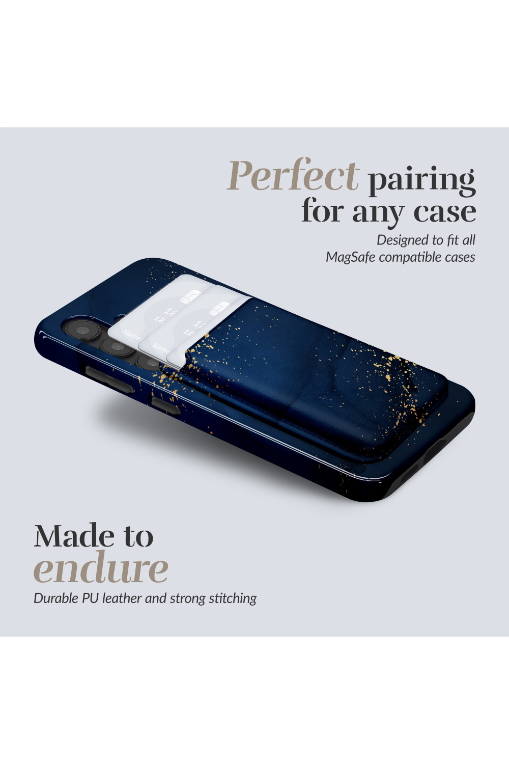 Mio By Mobilize Mio Midnight Sparkle Magsafe Compatible Card Holder - Afbeelding 3