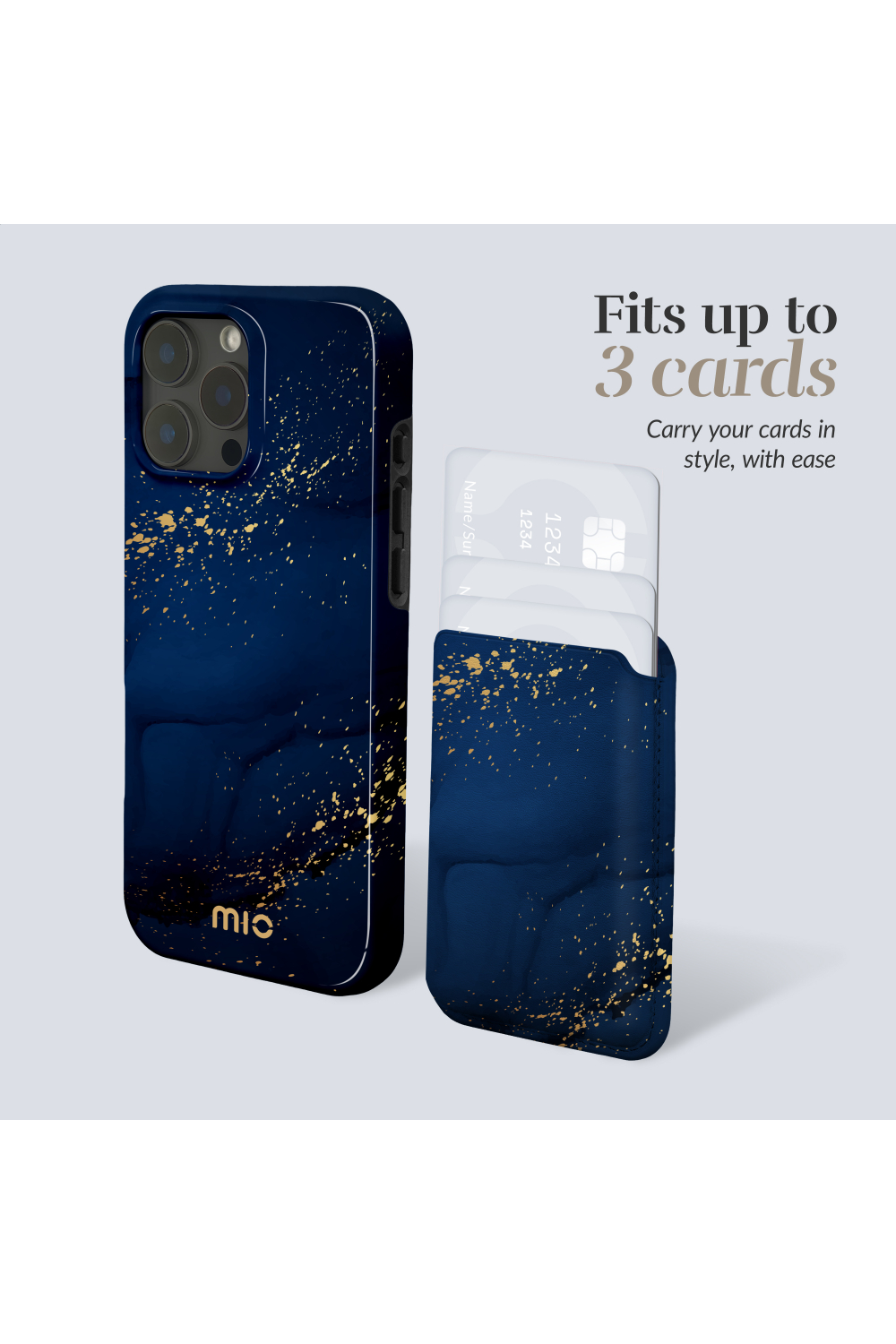 Mio By Mobilize Mio Midnight Sparkle Magsafe Compatible Card Holder - Afbeelding 5