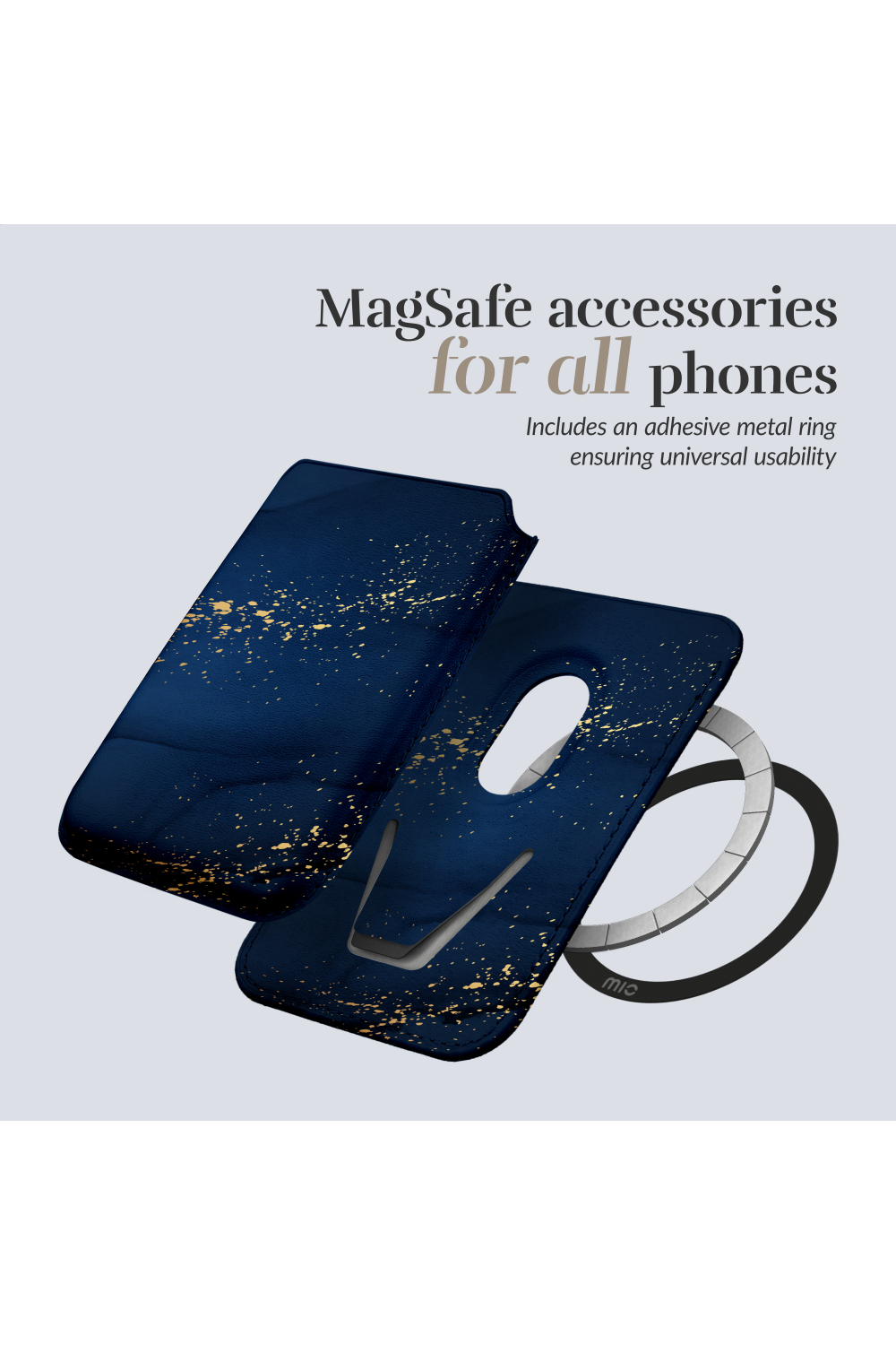 Mio By Mobilize Mio Midnight Sparkle Magsafe Compatible Card Holder - Afbeelding 6
