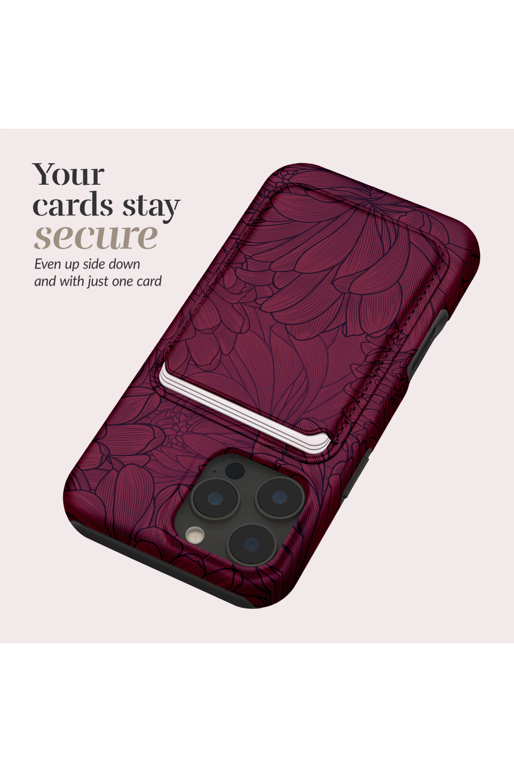 Mio By Mobilize Mio Berry Blooms Magsafe Compatible Card Holder - Afbeelding 4