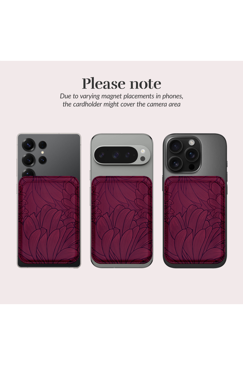 Mio By Mobilize Mio Berry Blooms Magsafe Compatible Card Holder - Afbeelding 7