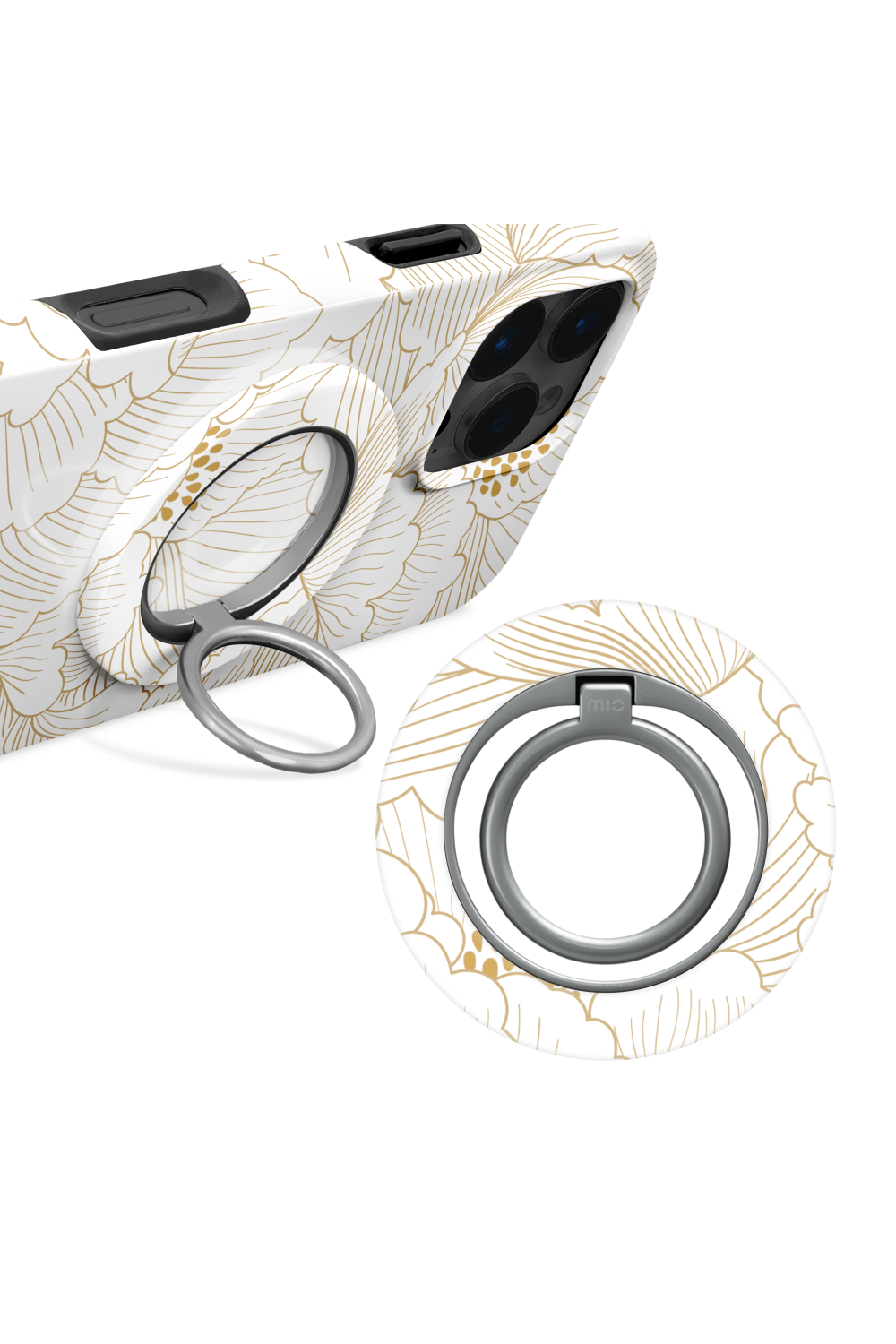 Mio By Mobilize Mio White Roses Magsafe Compatible Ring Holder