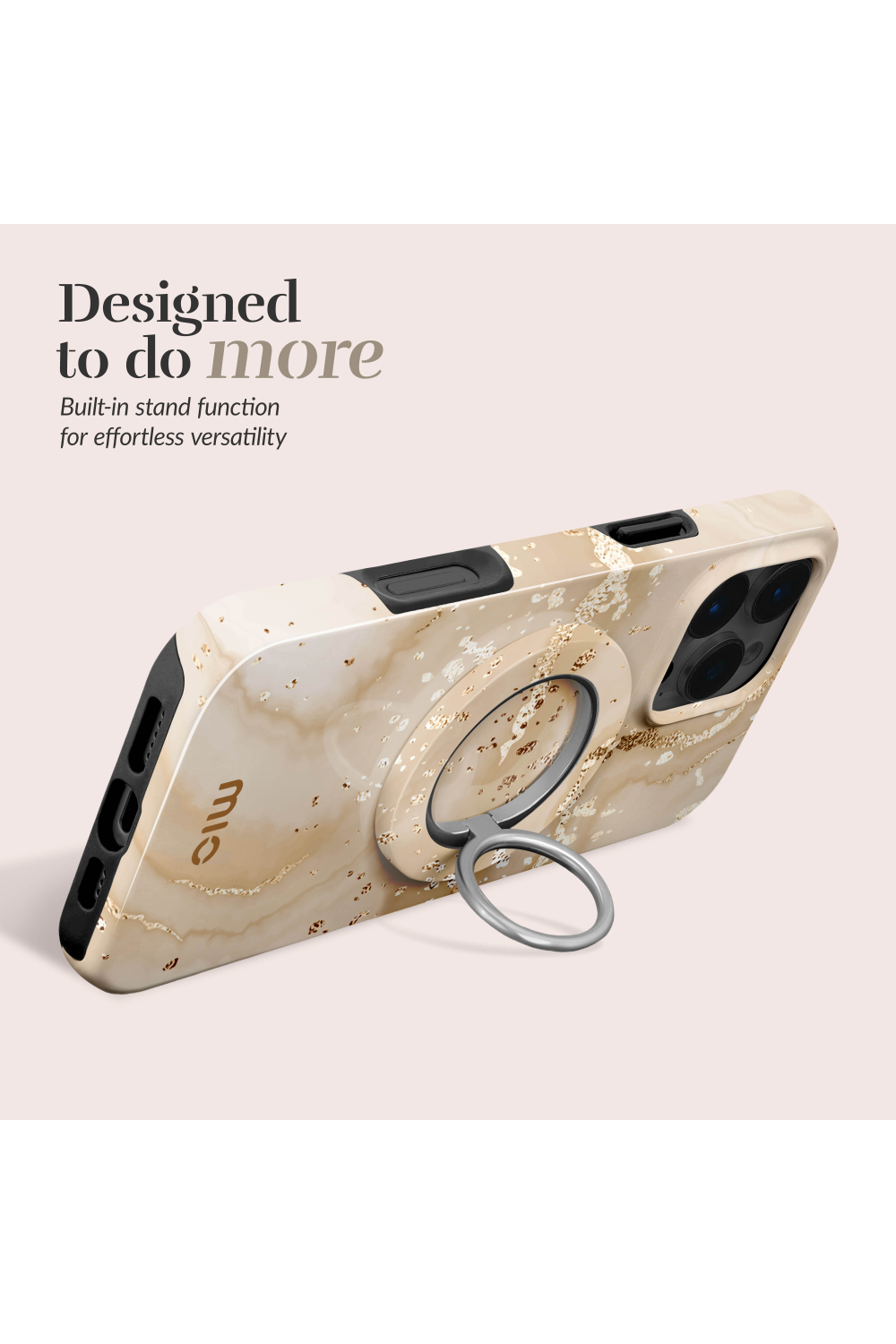 Mio By Mobilize Mio Gold Marble Magsafe Compatible Ring Holder - Afbeelding 4