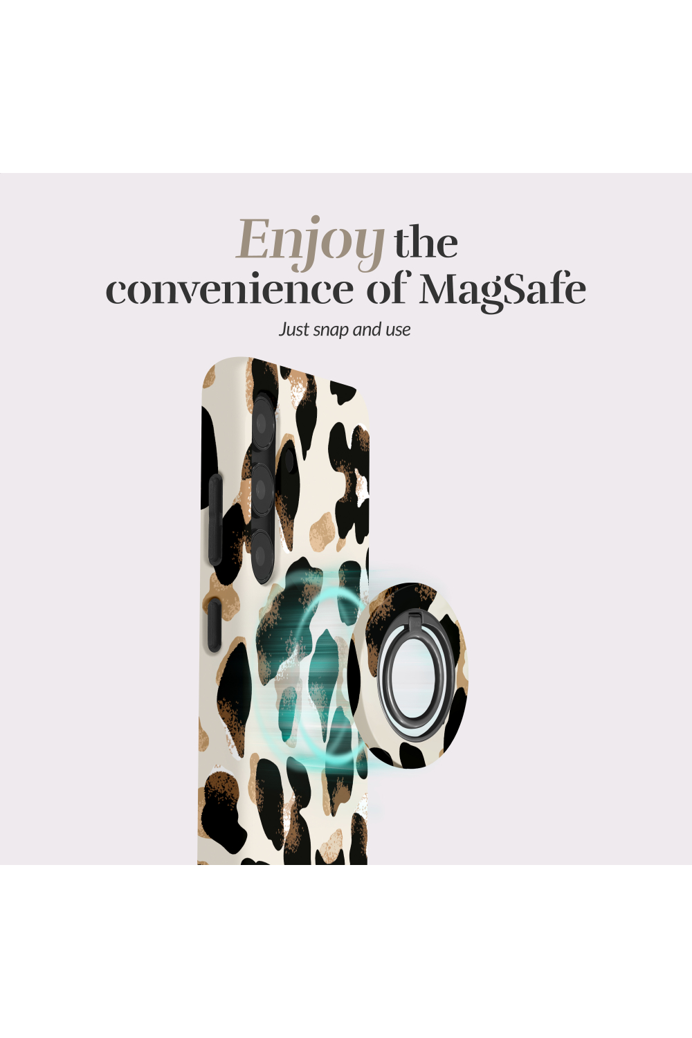 Mio By Mobilize Mio Leopard Magsafe Compatible Ring Holder - Afbeelding 2