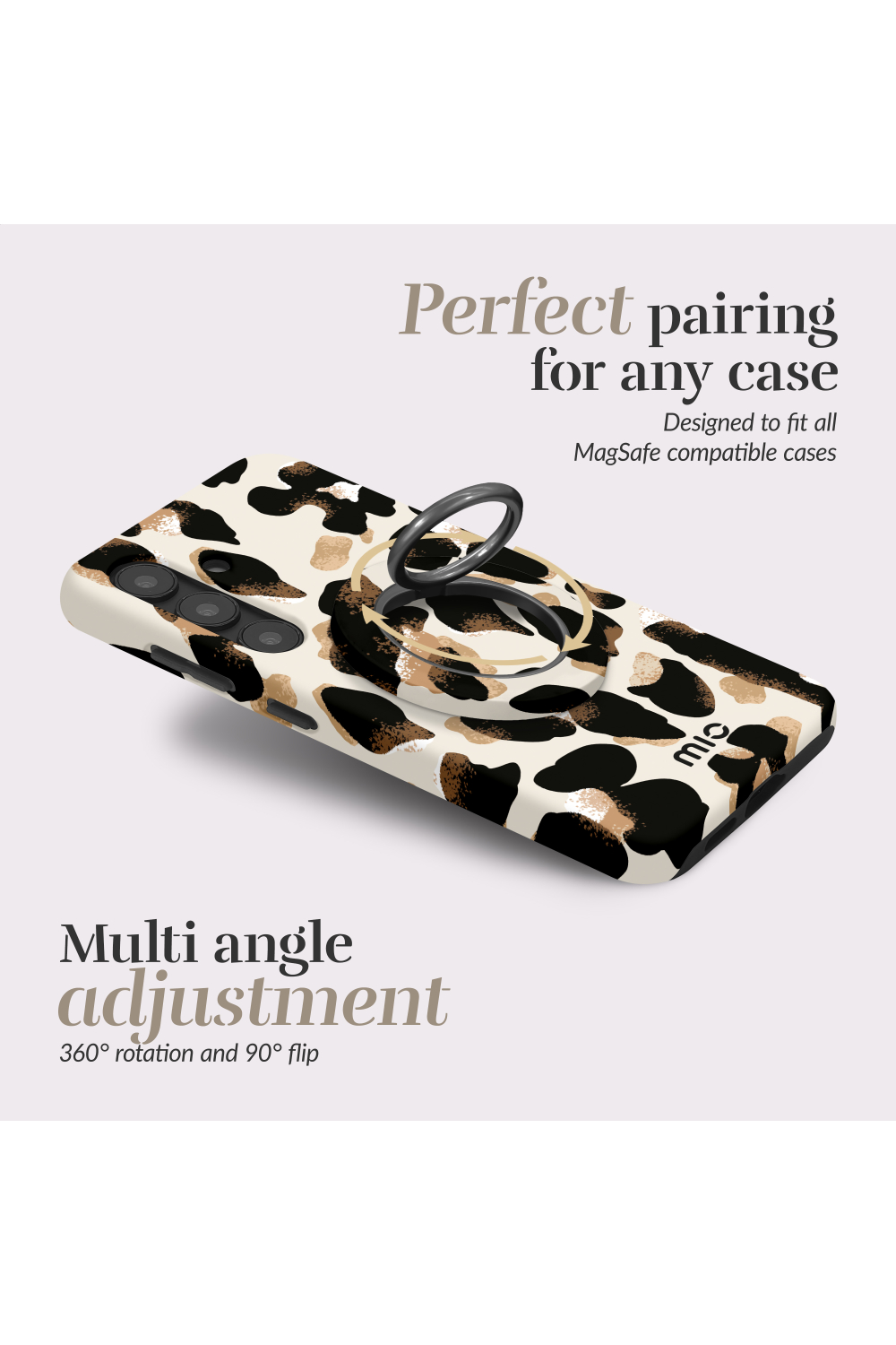 Mio By Mobilize Mio Leopard Magsafe Compatible Ring Holder - Afbeelding 3