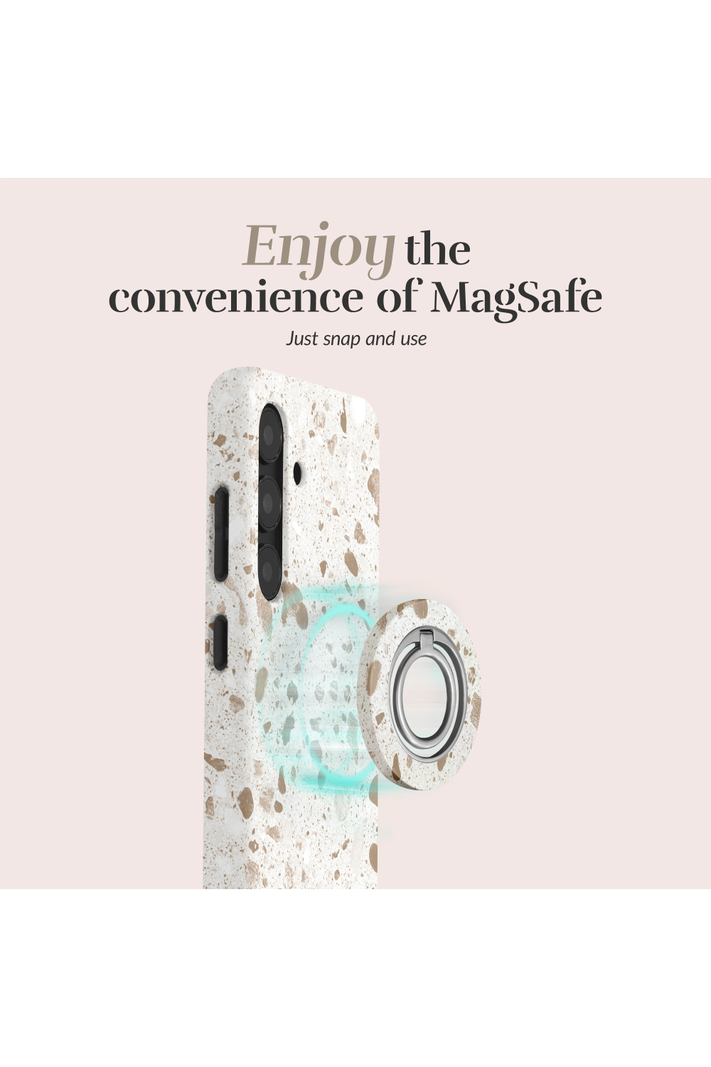 Mio By Mobilize Mio Soft Terrazzo Magsafe Compatible Ring Holder - Afbeelding 2