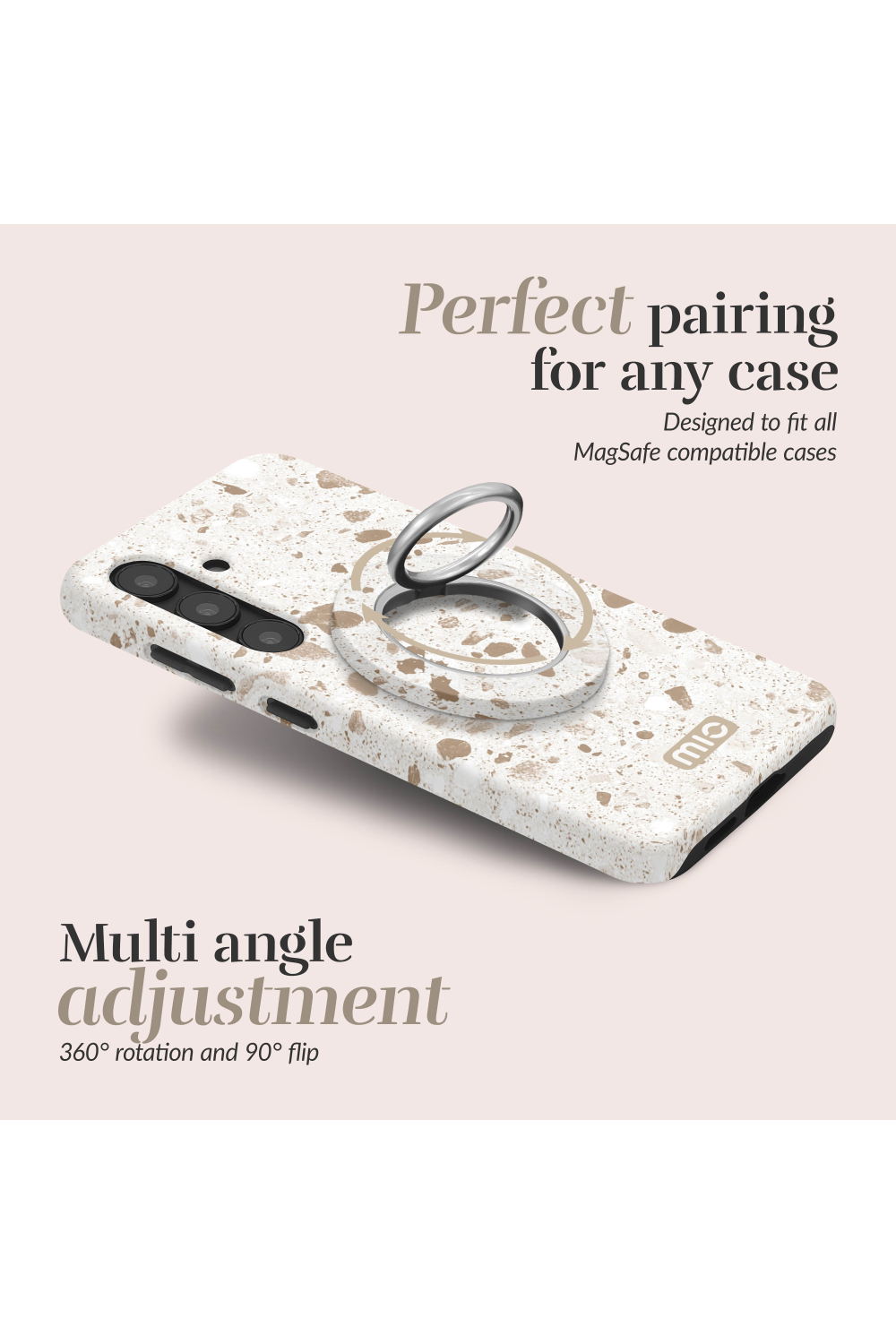 Mio By Mobilize Mio Soft Terrazzo Magsafe Compatible Ring Holder - Afbeelding 3