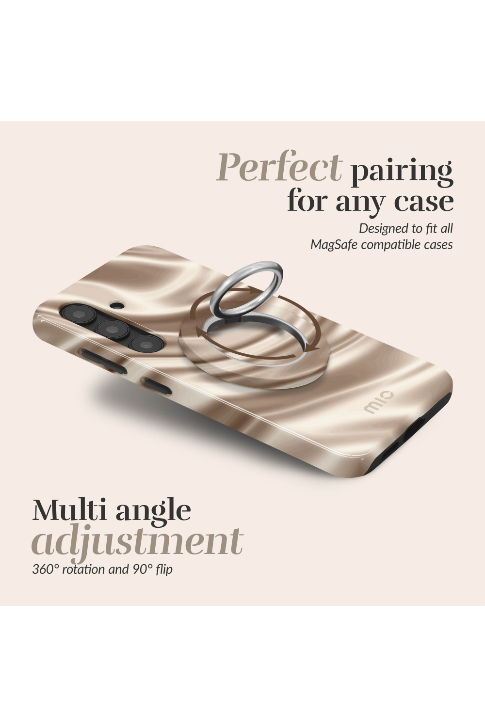 Mio By Mobilize Mio Silky Dreams Magsafe Compatible Ring Holder - Afbeelding 3
