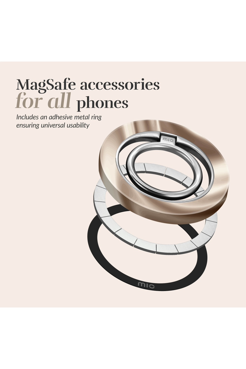 Mio By Mobilize Mio Silky Dreams Magsafe Compatible Ring Holder - Afbeelding 5