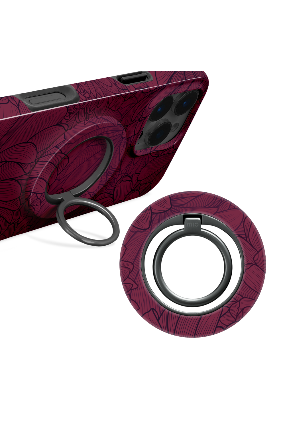 Mio By Mobilize Mio Berry Blooms Magsafe Compatible Ring Holder