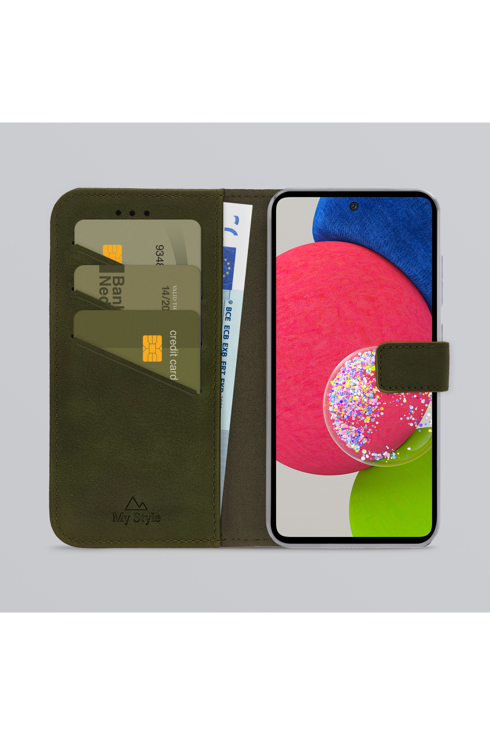 My Style Flex Wallet For Samsung Galaxy A52/A52 5G/A52S 5G Forest Green - Afbeelding 2