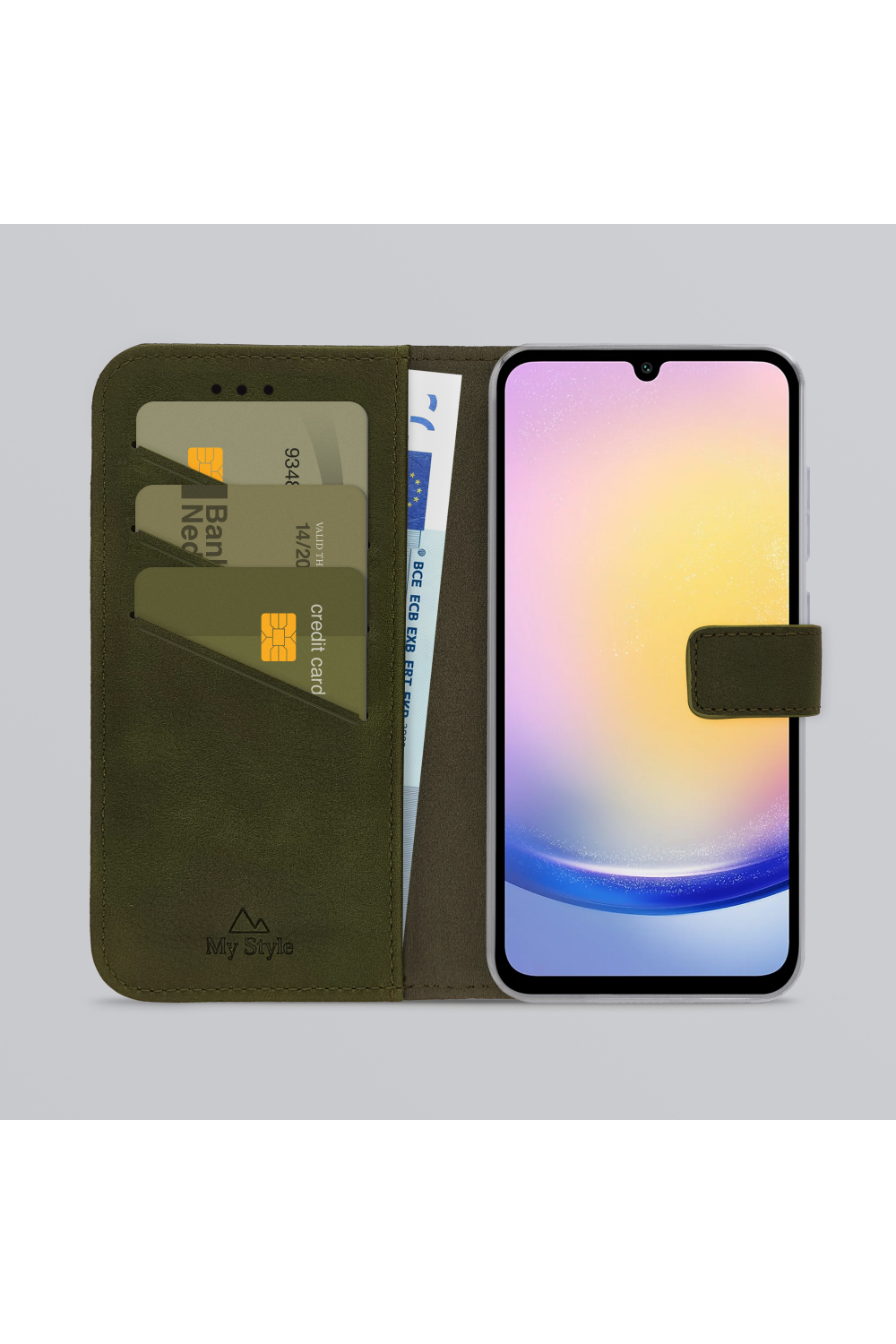 My Style Flex Wallet For Samsung Galaxy A25 5G Forest Green - Afbeelding 2