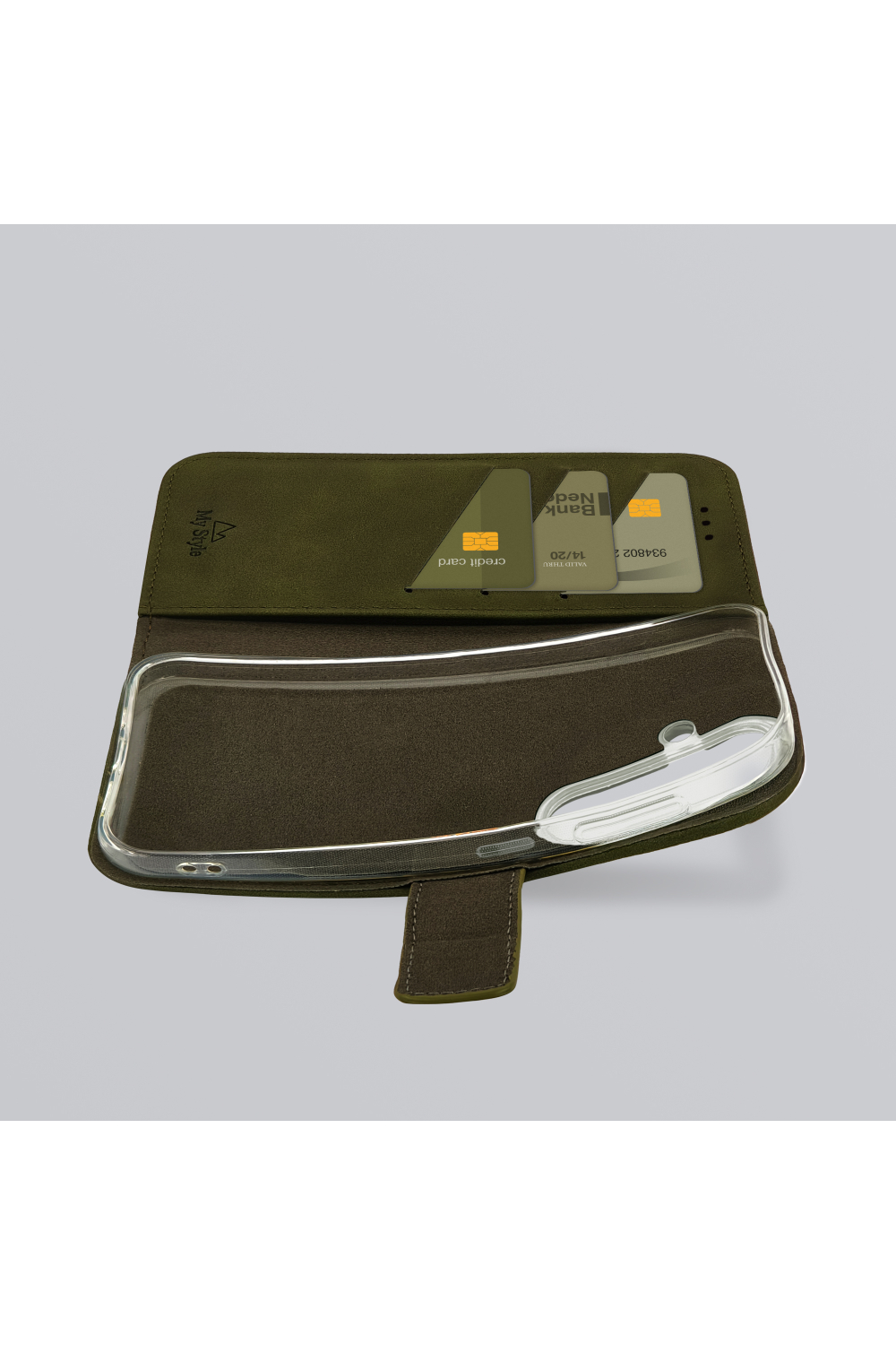 My Style Flex Wallet For Samsung Galaxy A25 5G Forest Green - Afbeelding 3
