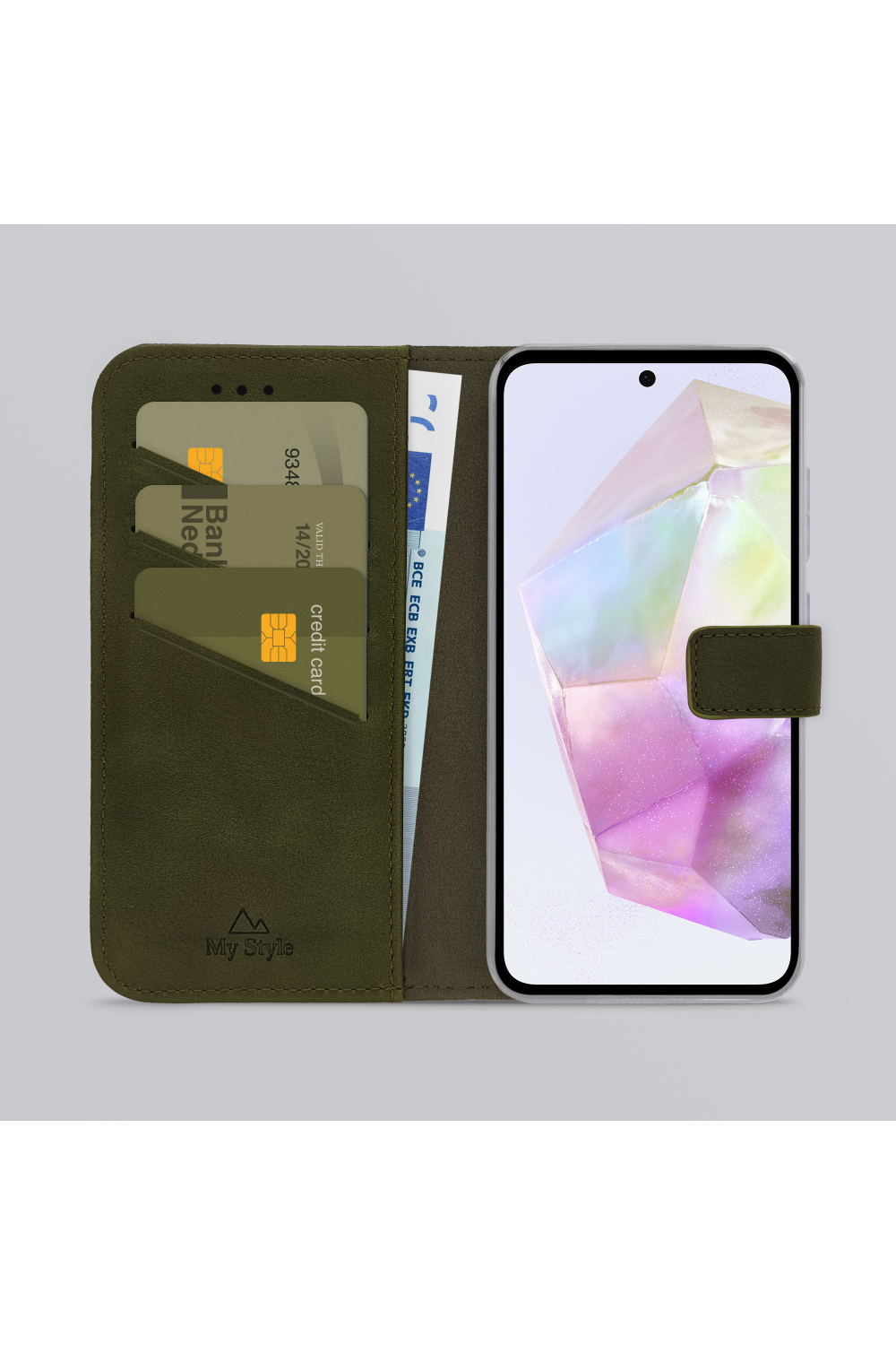 My Style Flex Wallet For Samsung Galaxy A35 5G Forest Green - Afbeelding 2