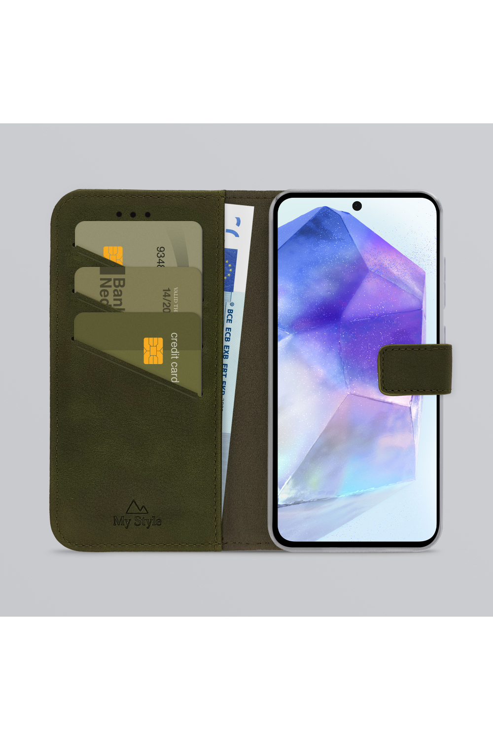 My Style Flex Wallet For Samsung Galaxy A55 5G Forest Green - Afbeelding 2